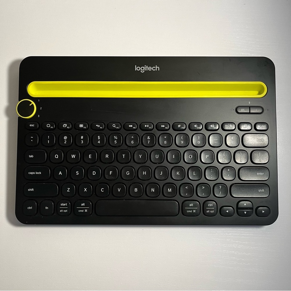 Logitech - Keyboard K480 Wireless Multi-Device